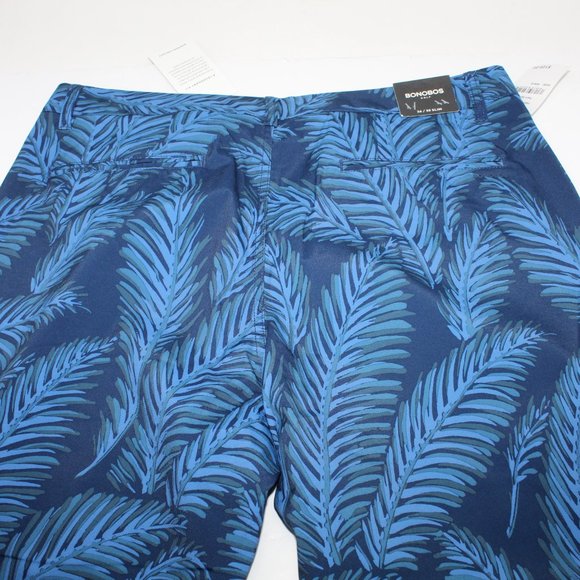 Bonobos Golf Slim Fit NWT Men's 36 x 30 Blue Flat Front Straight Leg Chino Pants - Picture 7 of 11